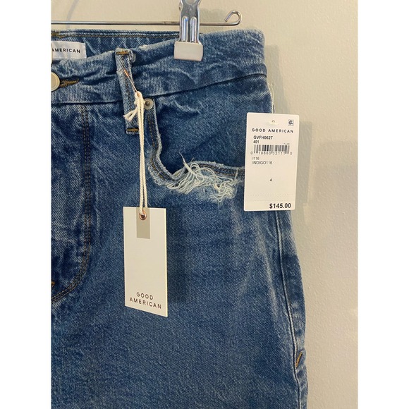 Good American good vintage with frayed hem jeans size 2/25 - Picture 5 of 7